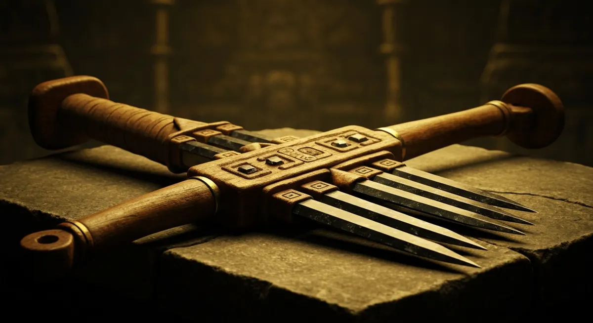 El macuahuitl: la espada azteca de filo de obsidiana